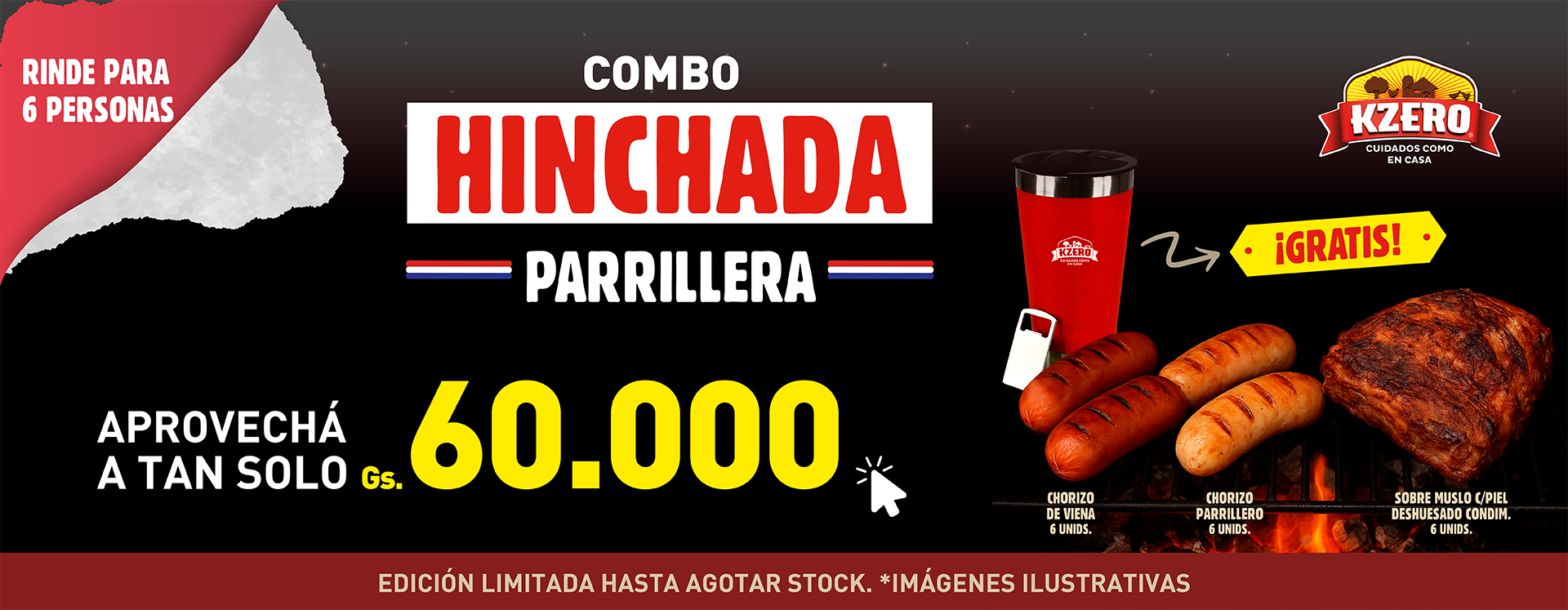 COMBO HINCHADA PARRILLERA