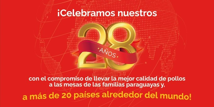 POLLPAR S.A. “POLLOS KZERO”, celebra sus 28 Años!